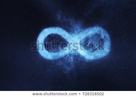 Foto stock: Infinity Symbol With Stars