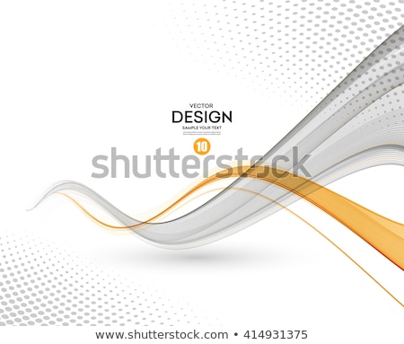 Stock fotó: Abstract Smoky Wave On Gray Background