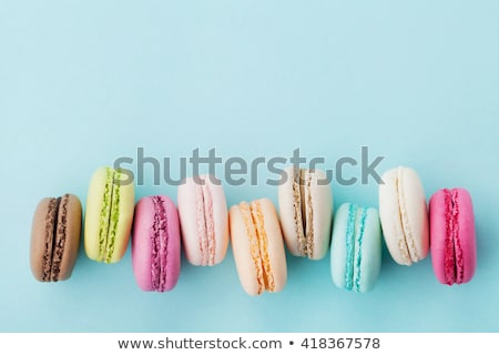 Stock photo: Cake Macaron Or Macaroon Colorful Almond Cookies