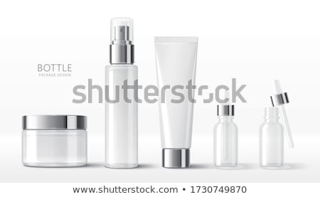 Stockfoto: Blank Cosmetics Containers