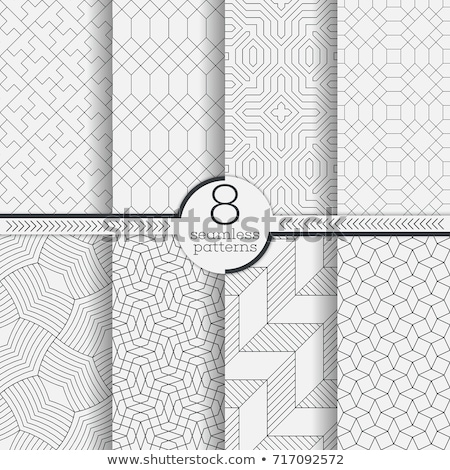 ストックフォト: Vector Seamless Pattern Modern Stylish Lattice Texture Repeating Geometric Background Cubes With