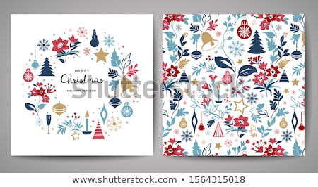 [[stock_photo]]: Vintage Christmas Theme Postcards