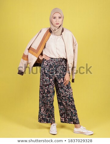 Stockfoto: Closeup Portrait Of Cute Young Business Woman Smiling At Her Off