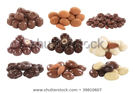 ストックフォト: Chocolate Covered Nuts And Fruit