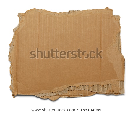 Stockfoto: Torn Corrugated Cardboard