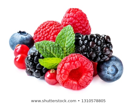 [[stock_photo]]: Raspberries Cranberries Blueberries And Strawberries