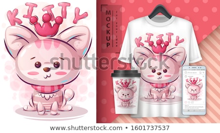 Princess Kitty Poster And Merchandising ストックフォト © rwgusev