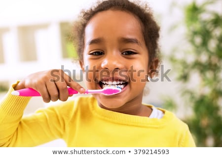 Stock fotó: Brushing Teeth