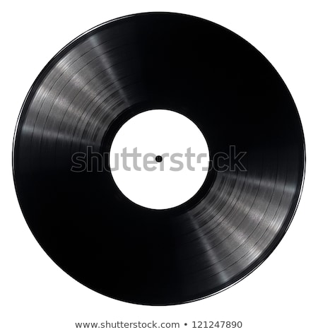 Zdjęcia stock: Vinyl Record Isolated On White
