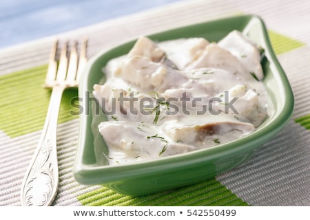 Foto stock: Cream Herring