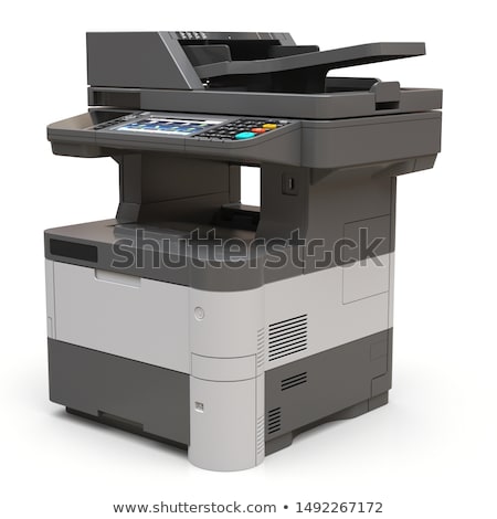 ストックフォト: Printer Isolated On White