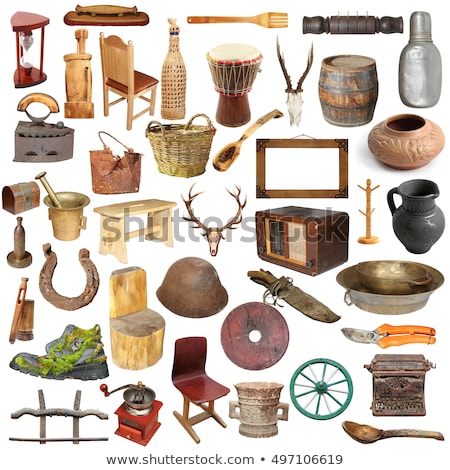 Stockfoto: Set Of Different Vintage Objects