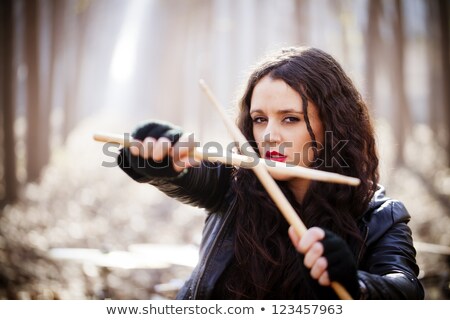 Stock fotó: Angry Drummer