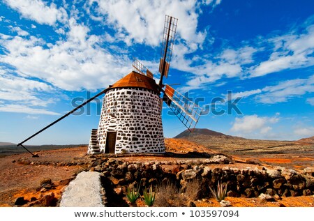 Stock photo: Windmill Fuerteventura Canary Islands Spain
