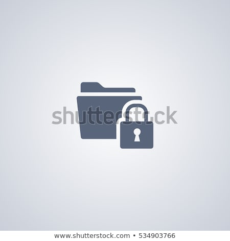 Stock foto: Safety Access And Password Protection Icon