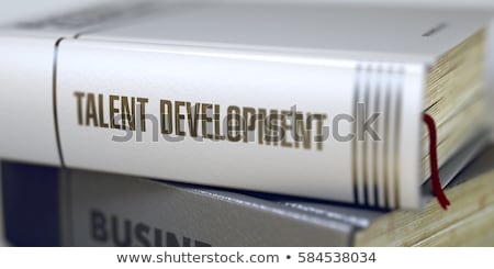 Foto stock: Executive Training - Business Book Title 3d