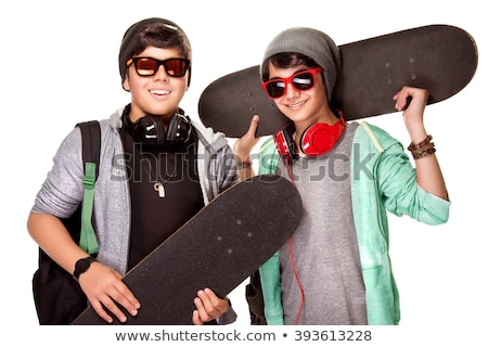 Stock fotó: Teenage Boy In Fashionable Clothes