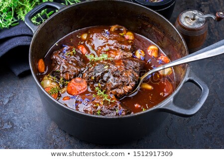 Stockfoto: Beef Cheeks In Sauce