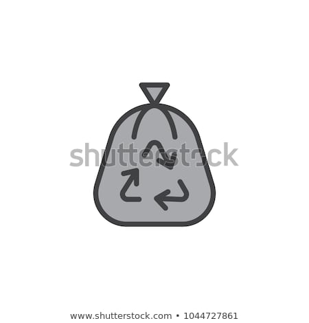 ストックフォト: Pollution And Recycling Garbage Bags Web Vector