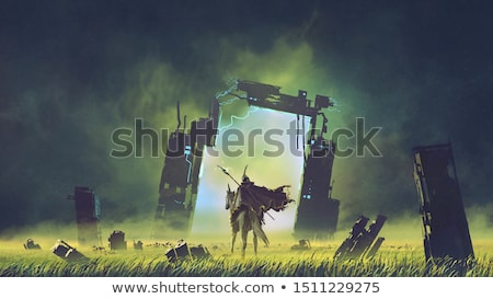 Foto stock: Warrior Of Light