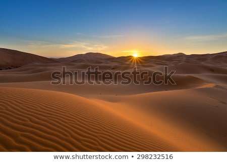 Foto stock: Sand Dune In Sunrise In The Desert