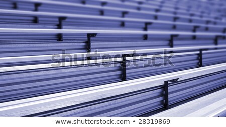 ストックフォト: Bleachers In A Stadium Or School For The Fans