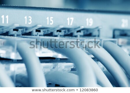Zdjęcia stock: Phone And Cable Internet Hookup Sockets