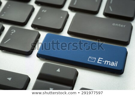 Computer Keyboard With Typographic E Mail Button Сток-фото © vinnstock