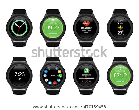 Stock fotó: Set Of Sport And Fashion Smart Wrist Watches