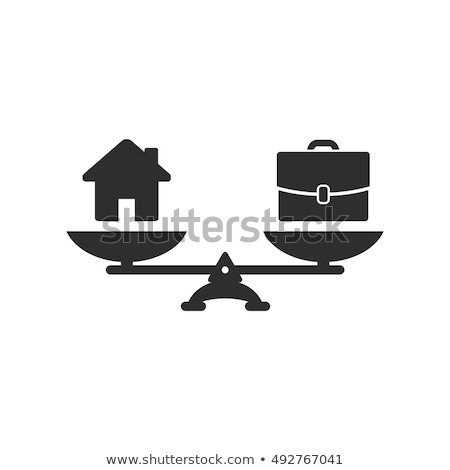 Stock photo: Work Life Or Home Balance Business Concept