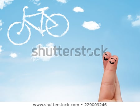 Foto d'archivio: Bicycle Shaped Cloud