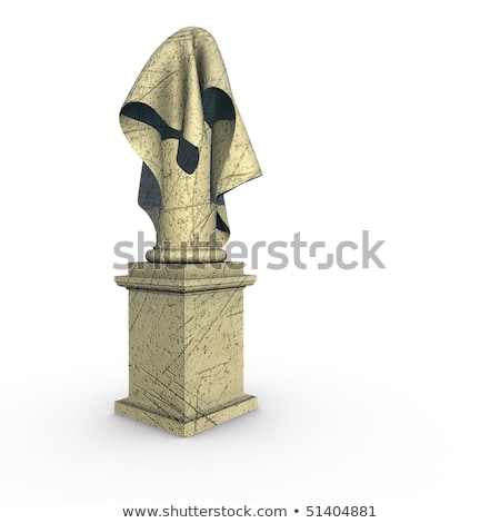 Stock photo: 3d Classic Commemorative Broken Column