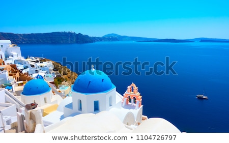 Foto stock: Santorini Church Greece