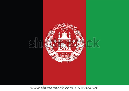 Stock fotó: Afghanistan Flag