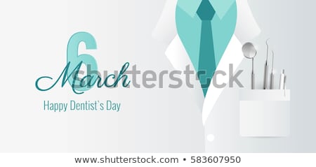 Stok fotoğraf: Dentist Pocket With Care Instruments