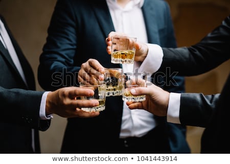 ストックフォト: Businessman Pouring A Glass Of Whisky