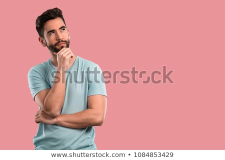 Foto stock: Young Man Thinking