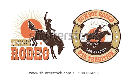 Stockfoto: Rodeo At Sunset