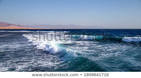 Zdjęcia stock: Raging Sea With Furious Waves