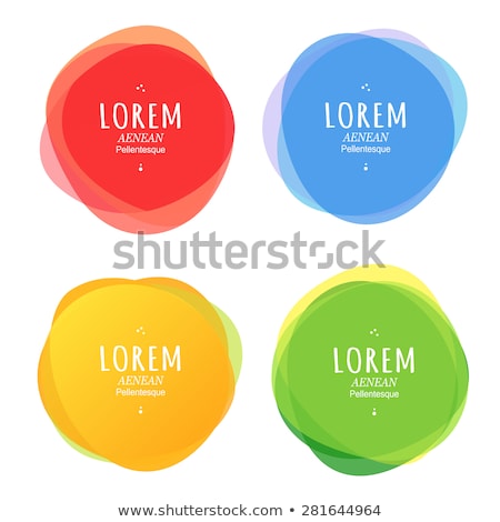 Foto d'archivio: Set Of Banners With Circles Vector Illustration