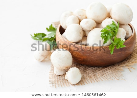 Foto stock: Natural Mushrooms Champignons