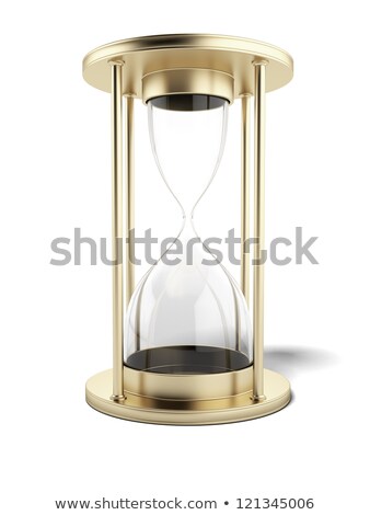Stock fotó: Empty Gold Hourglass