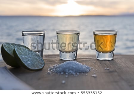 Stock photo: Tequila Shots Served On Table