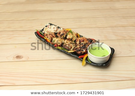 Stockfoto: Snacks Fish And Meat Specialities On The Buffet