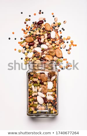 Foto stock: Yellow Beans Isolated On White Background