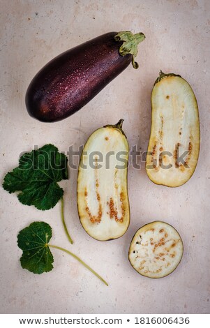 Stock photo: Whole Eggplant Isolated On Stone