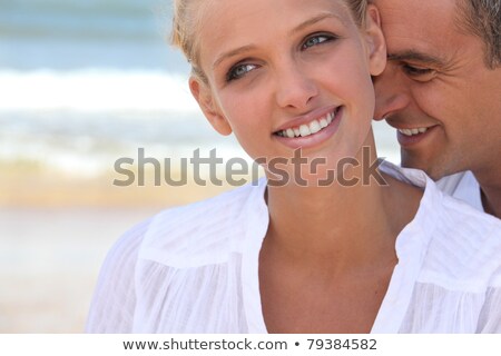 Stockfoto: Fine Looking Blonde With Companion At Sea