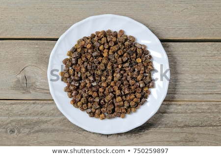 Foto stock: Pile Of Bee Bread In A Plate