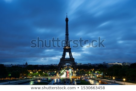 ストックフォト: Night View From The Eiffel Tower