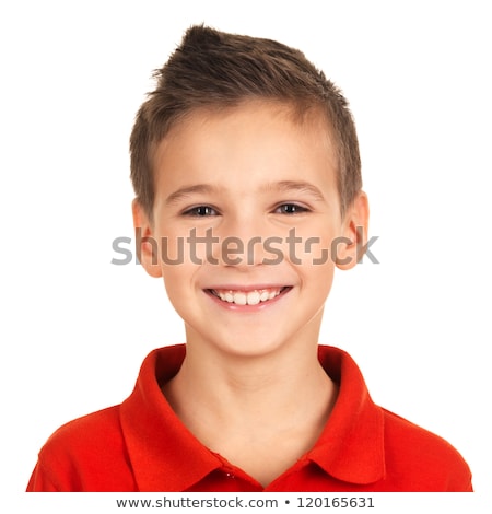 Foto d'archivio: Photo Of Adorable Young Happy Boy Looking At Camera